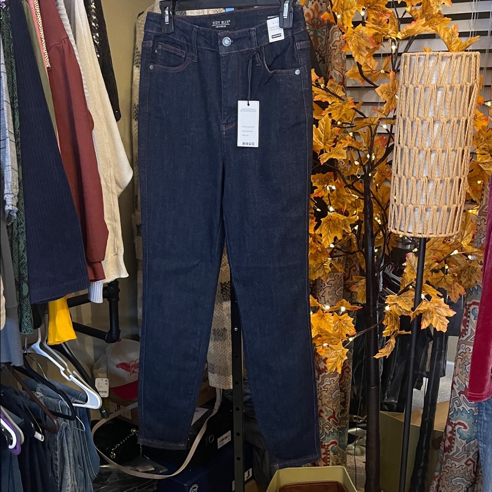 Judy Blue Denim with Red Stitching